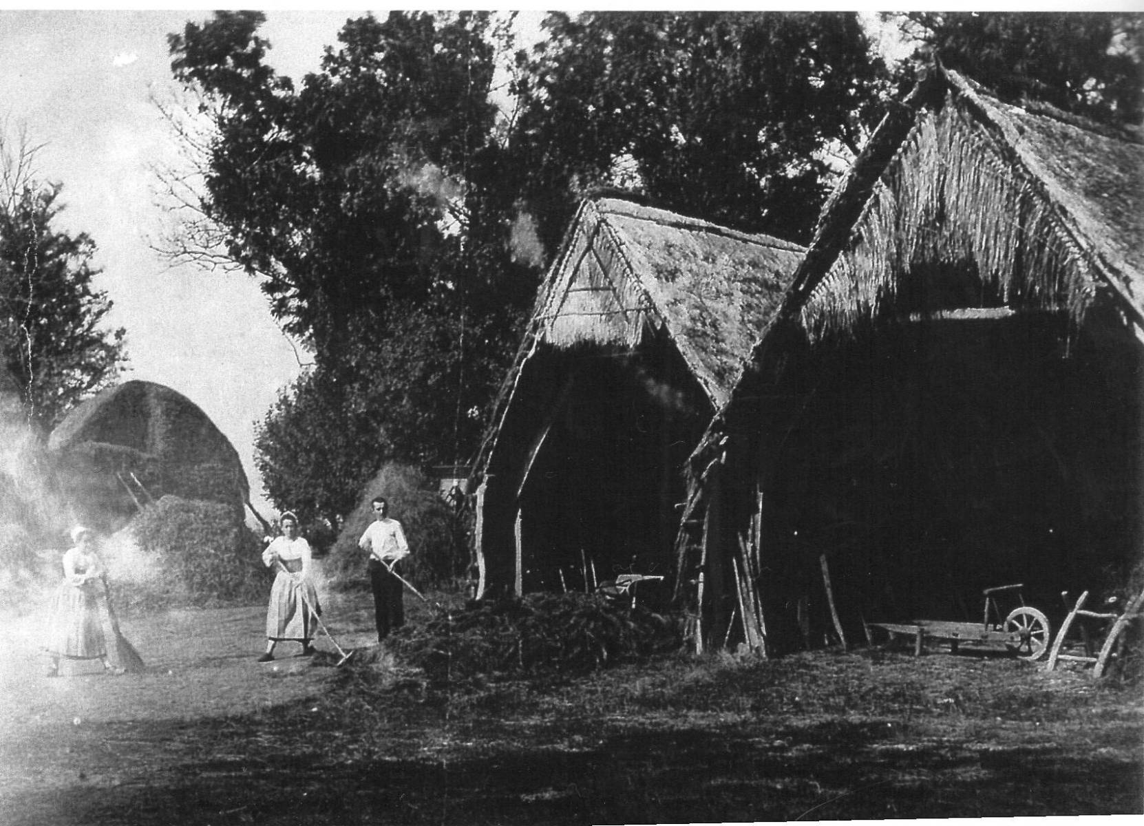 La ferme de Vieille-Cour vers 1900